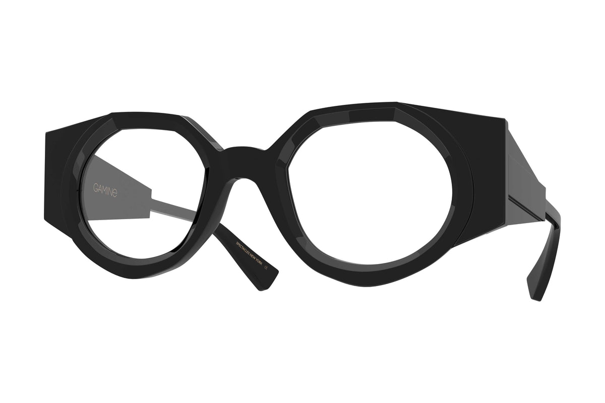 Gamine Wynwood Black eyeglasses, front view