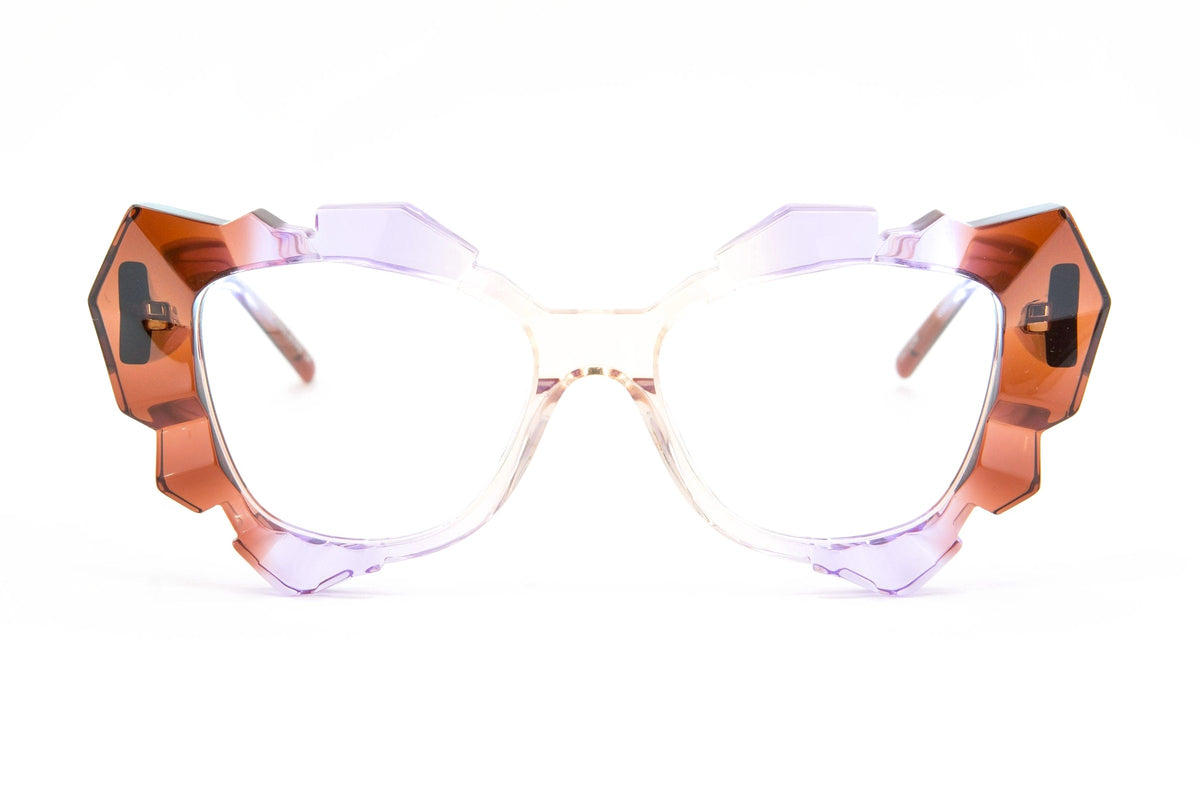 Oscar Mamooi Innocence Brown / Purple / Peach eyeglasses, front view