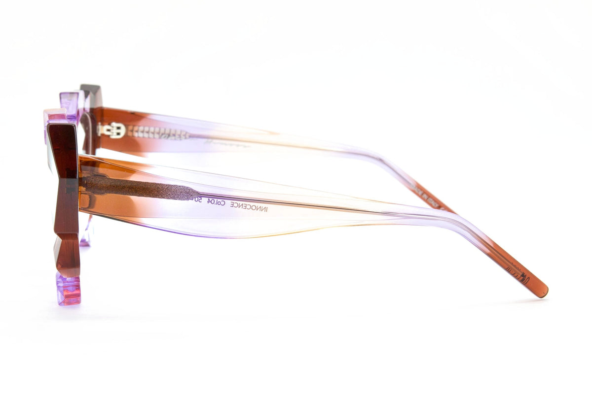 Oscar Mamooi Innocence Brown / Purple / Peach eyeglasses, side view