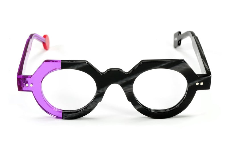 Sabine Be Be Zoulou Tawny Grey / Translucent Purple eyeglasses, front view