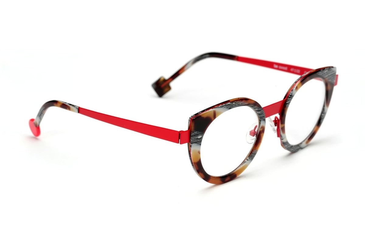 Sabine Be Be Sweet Vintage Tortoise / Satin Red eyeglasses, side view