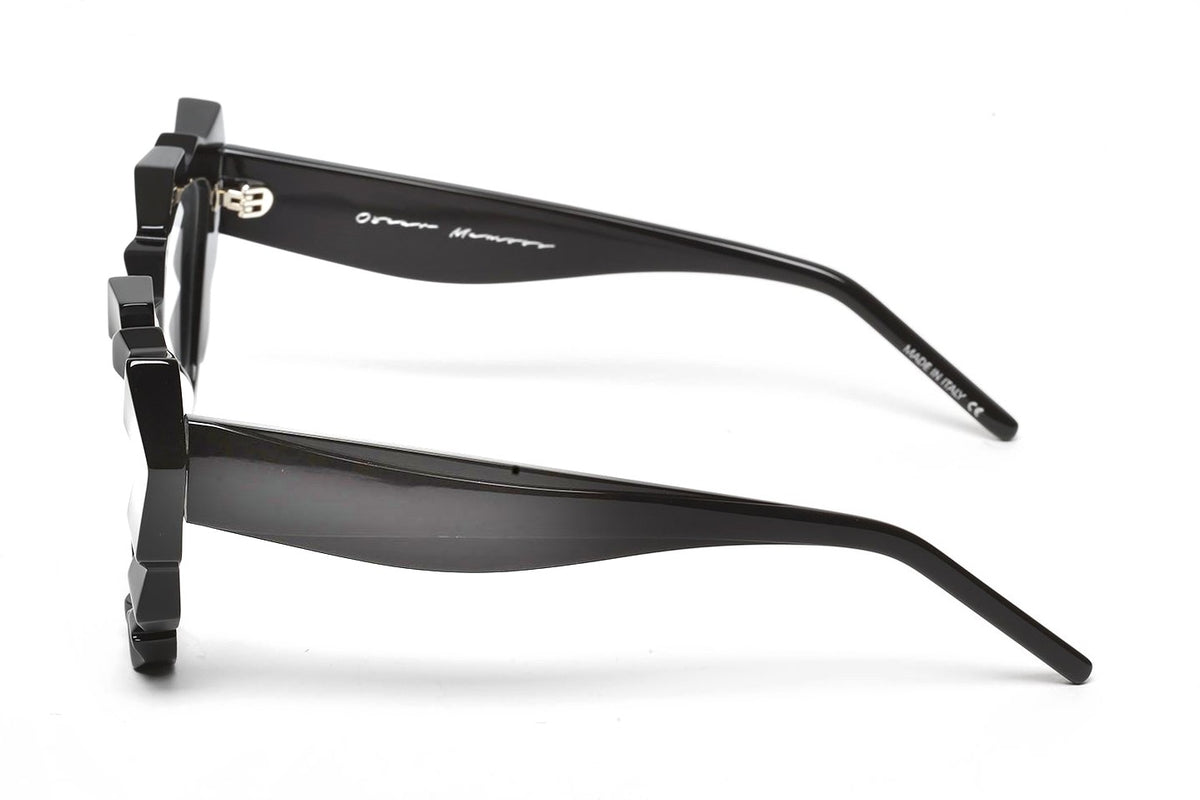 Oscar Mamooi Innocence Black eyeglasses, side view