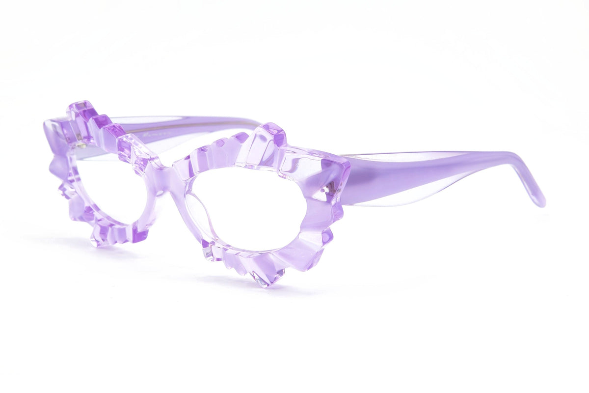 Oscar Mamooi Immature Lilac eyeglasses, angled view