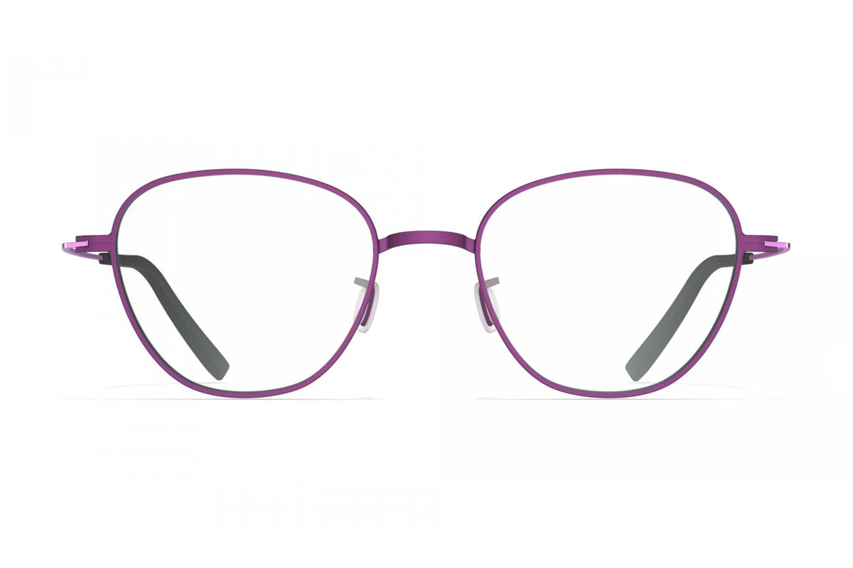 Blackfin Catalina Plum Purple / Shiny Oxide Purple eyeglasses, front view