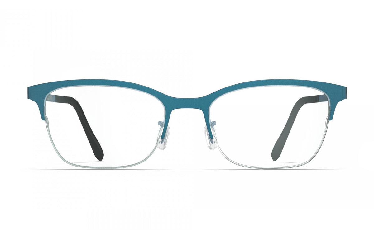 Blackfin Madeline Ultramarine Green / Polar Light Blue eyeglasses, front view