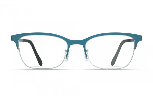 Blackfin Madeline Ultramarine Green / Polar Light Blue eyeglasses, front view