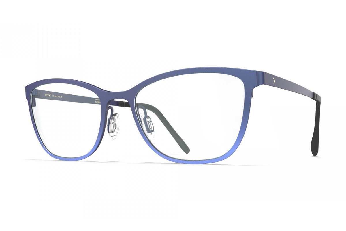 Blackfin Bayfront Persian Indigo / Provence Blue eyeglasses, angled view