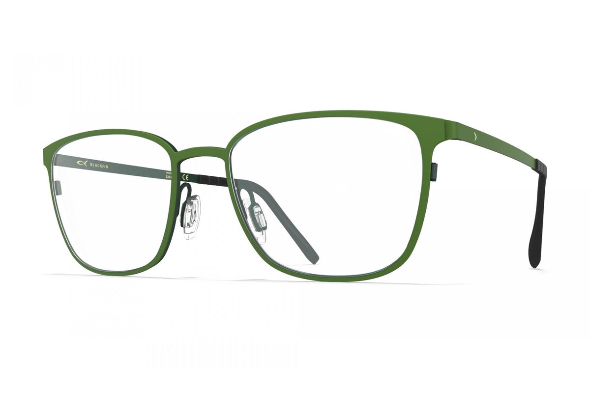 Blackfin Skagen Alpine Green / Hunter Green eyeglasses, angled view