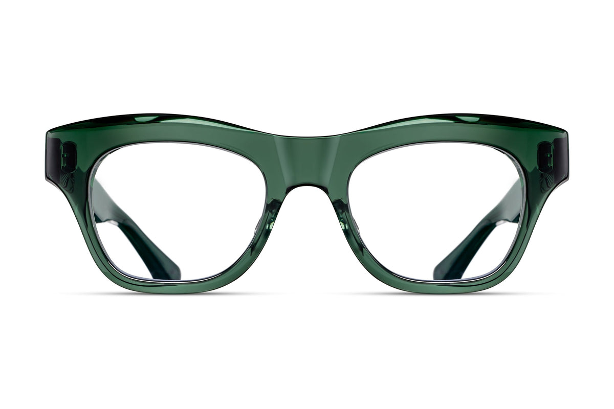 Matsuda M1027 Bottle Green eyeglasses, front view