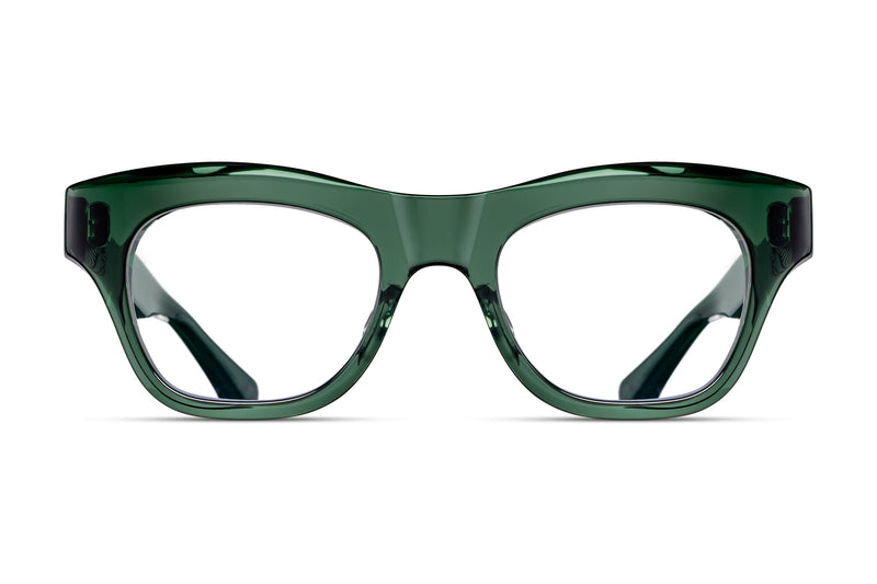 Matsuda M1027 Bottle Green eyeglasses, front view