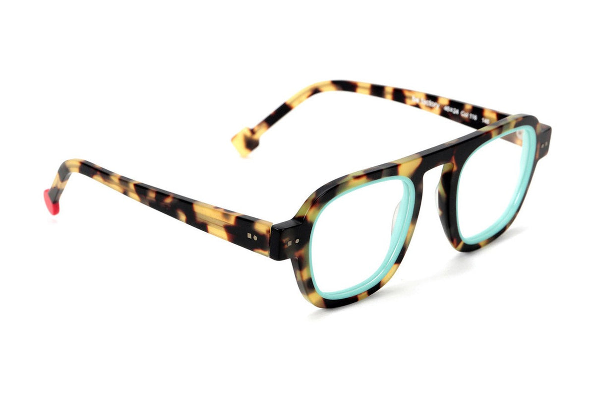 Sabine Be Be Factory Matte Tokyo Tortoise / Matte Turquoise eyeglasses, side view