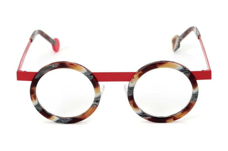 Sabine Be Be Gipsy Vintage Tortoise / Satin Red eyeglasses, front view