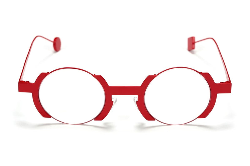Sabine Be Be Balloon Slim Satin Red eyeglasses, front view