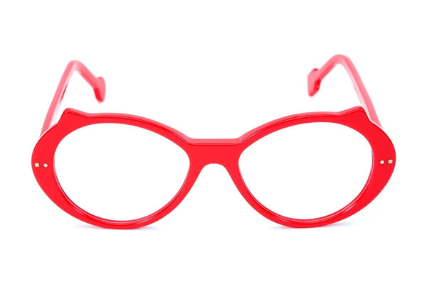 Sabine Be Be Cat’s Red eyeglasses, front view