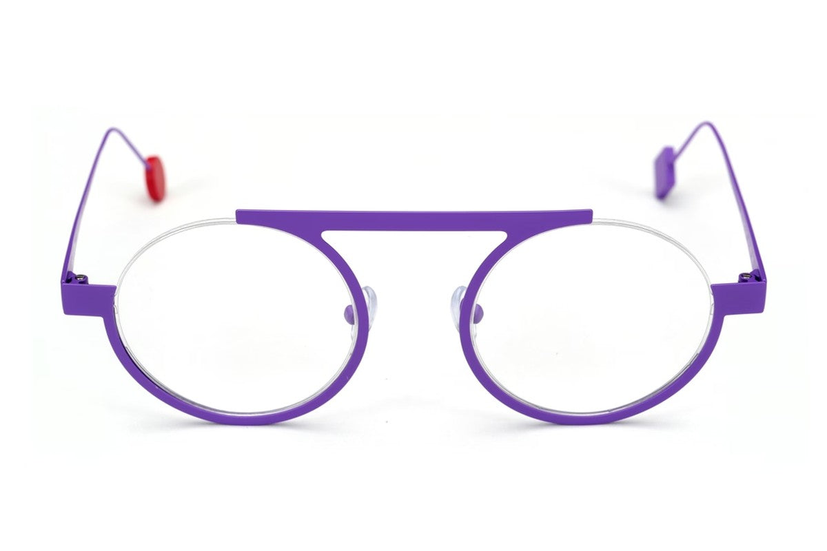 Sabine Be Be Mood Slim Satin Purple eyeglasses, front view