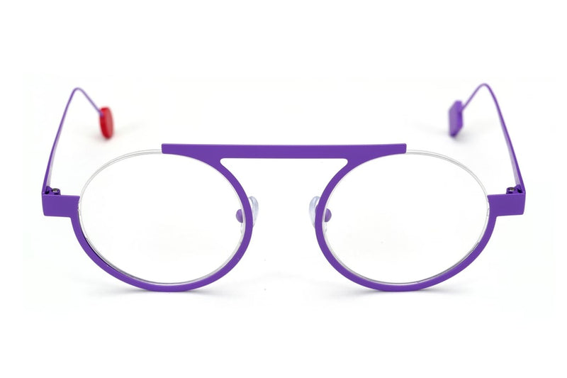 Sabine Be Be Mood Slim Satin Purple eyeglasses, front view