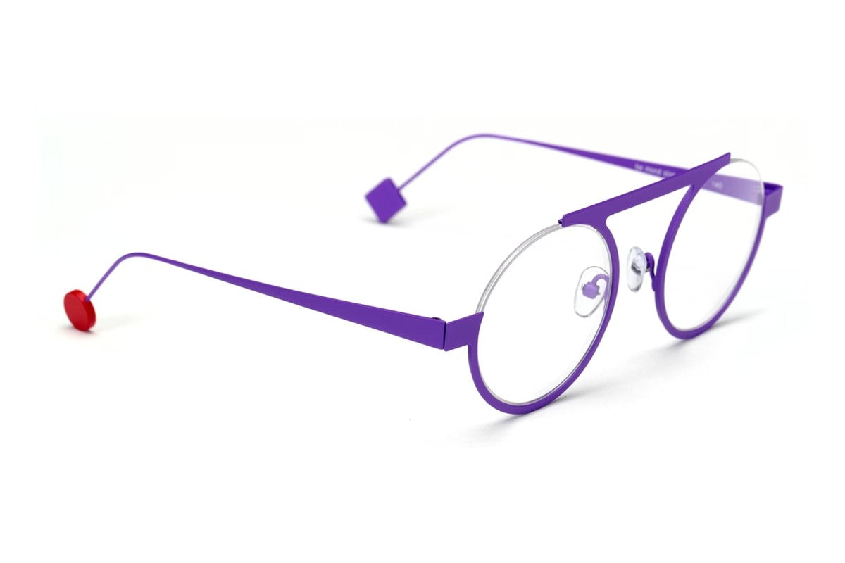 Sabine Be Be Mood Slim Satin Purple eyeglasses, side view