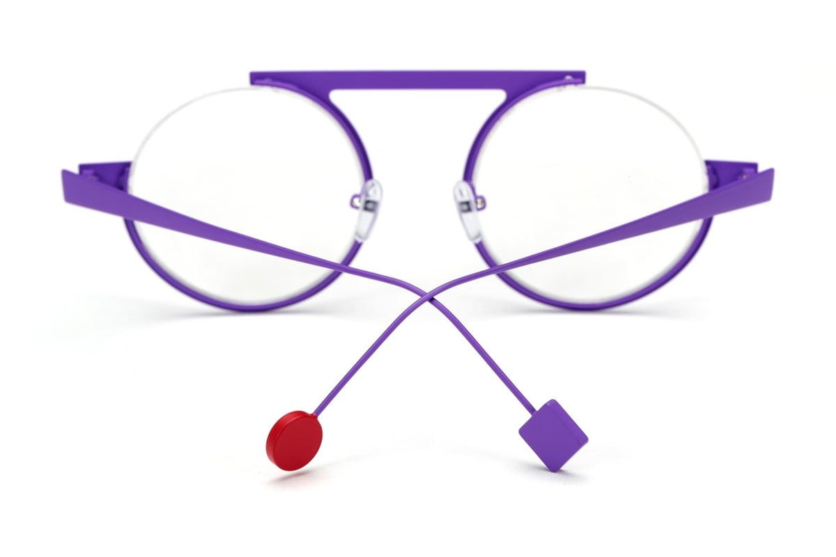Sabine Be Be Mood Slim Satin Purple eyeglasses, temple detail
