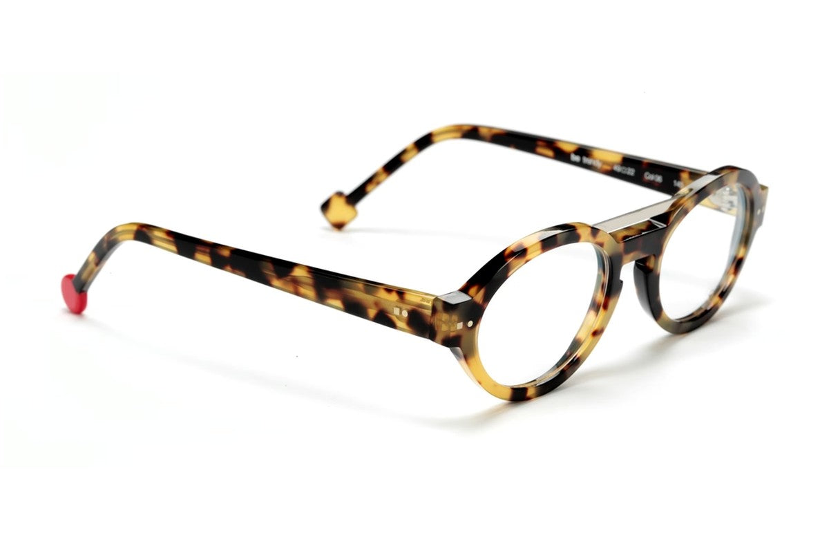 Sabine Be Be Trendy Tokyo Tortoise / Polished Ruthenium eyeglasses, side view