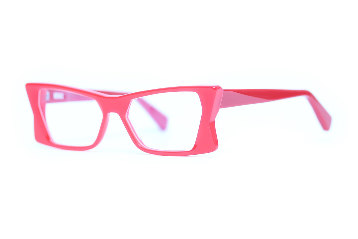 Henau Callas Pink eyeglasses, angled view