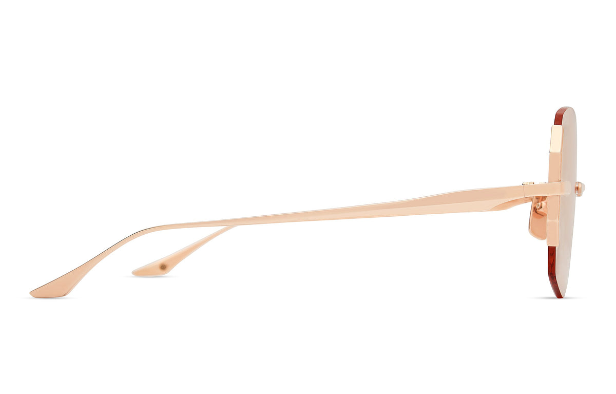 DITA Dahlvin Rose Gold eyeglasses, side view