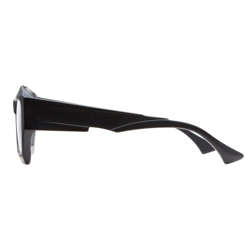 KUBORAUM Maske F4 Black Matt eyeglasses, angled view