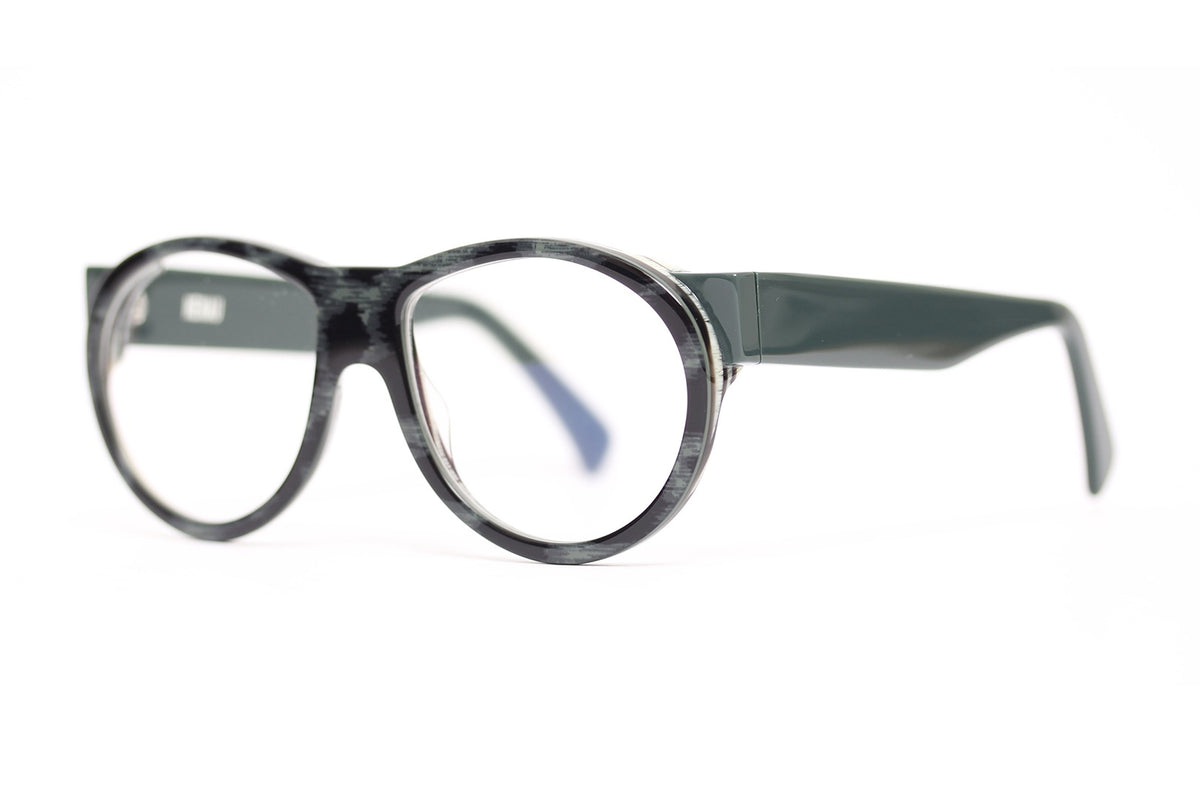 Henau Gaga Grey Marble eyeglasses, angled view