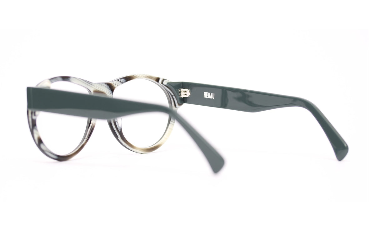 Henau Gaga Grey Marble eyeglasses, side view