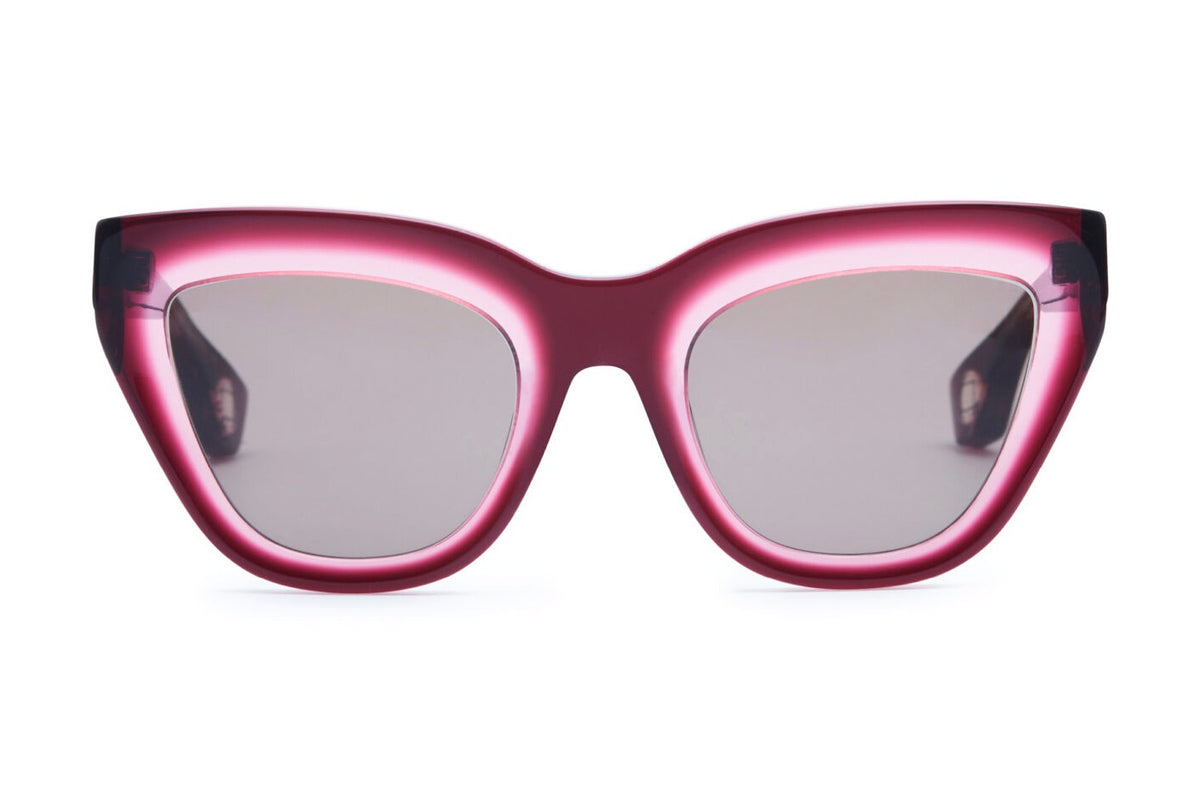 Blake Kuwahara Hall Bordeaux sunglasses, front view