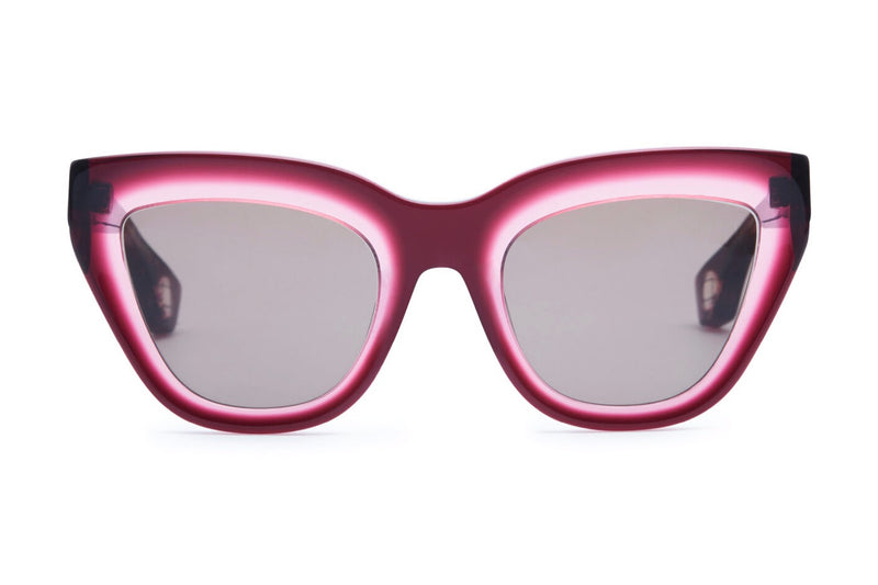Blake Kuwahara Hall Bordeaux sunglasses, front view