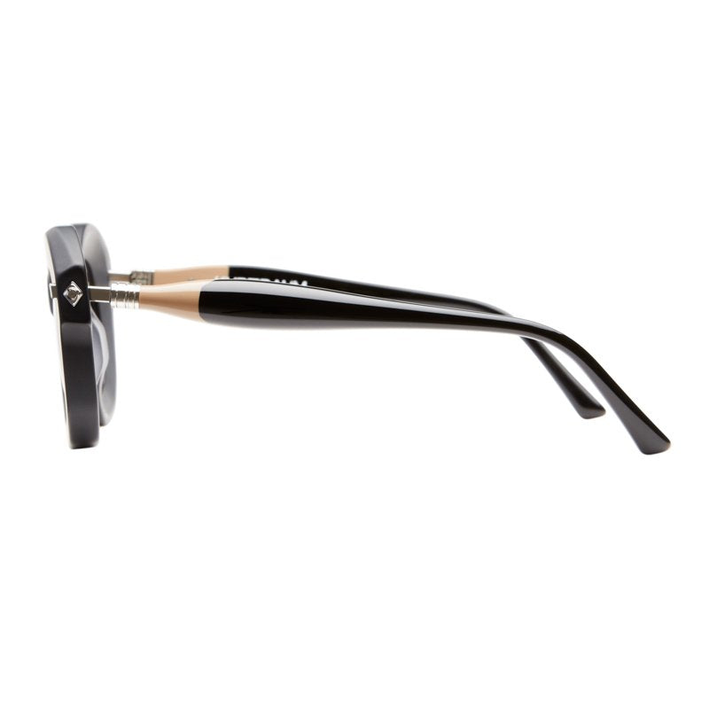 KUBORAUM Maske J1 Black Matt eyeglasses, angled view