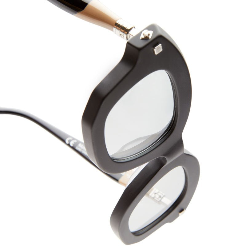 KUBORAUM Maske J1 Black Matt eyeglasses, side view