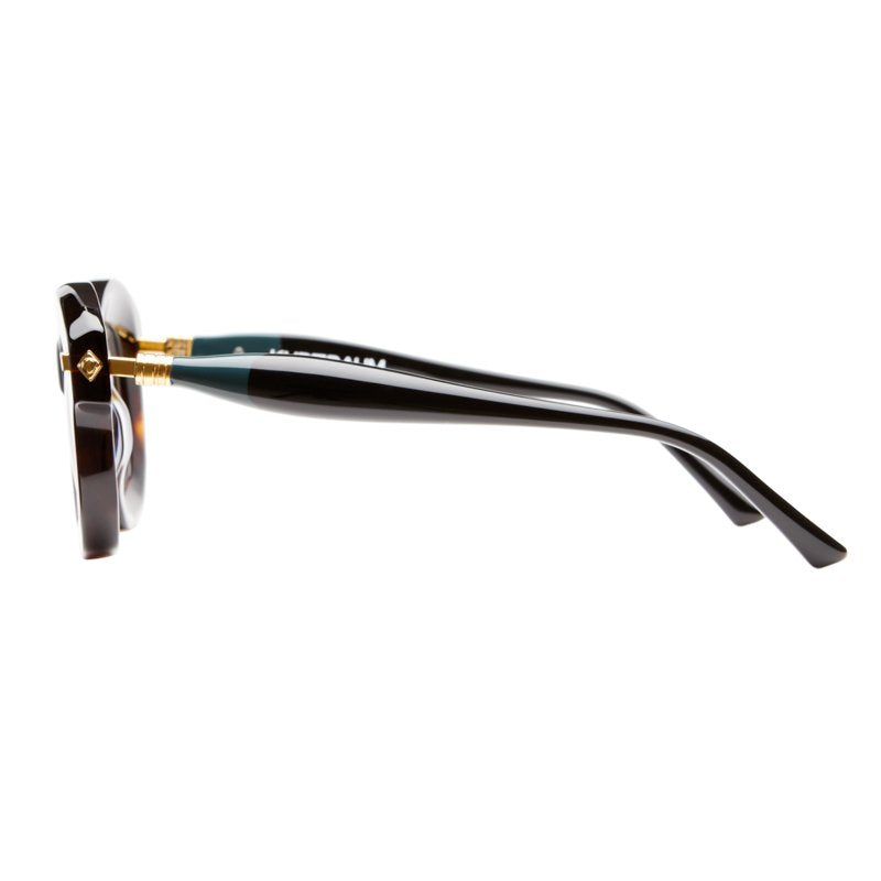 KUBORAUM Maske J1 Tortoise eyeglasses, angled view