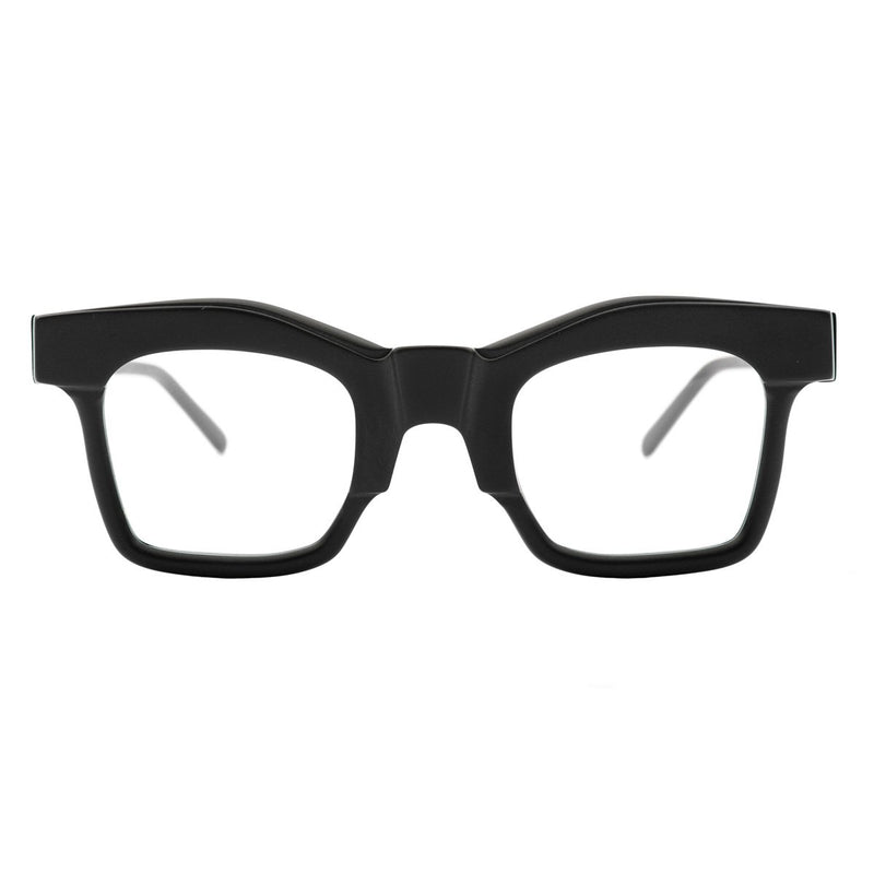 KUBORAUM Maske K21 Black Matt eyeglasses, front view