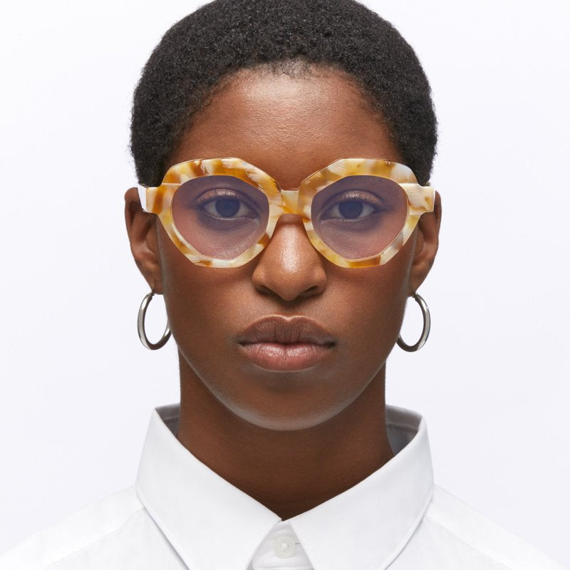 KUBORAUM Maske K29 Desert Rose eyeglasses, worn
