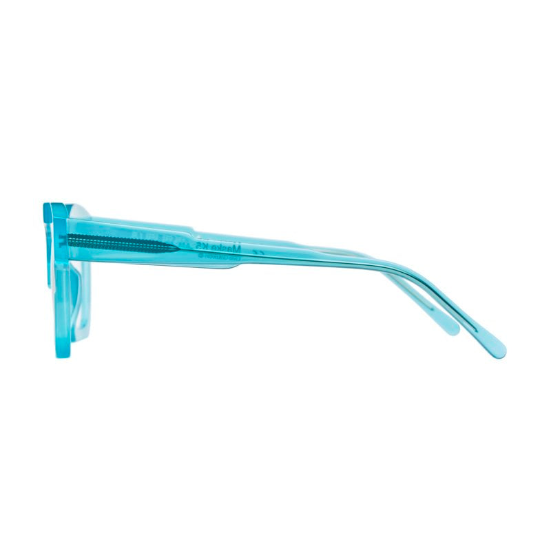 KUBORAUM Maske K5 Aquamarine eyeglasses, angled view