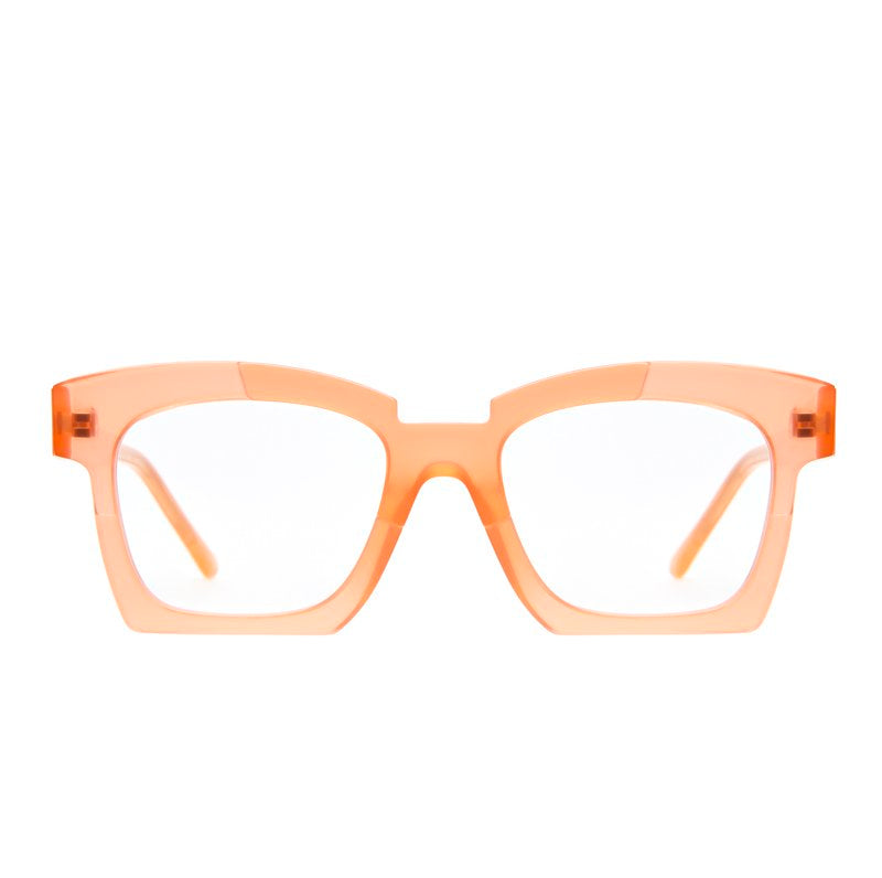 KUBORAUM Maske K5 Peach eyeglasses, front view