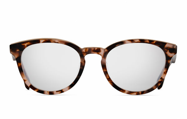 DITA Khaysun Blossom Tortoise / White Gold eyeglasses, front view