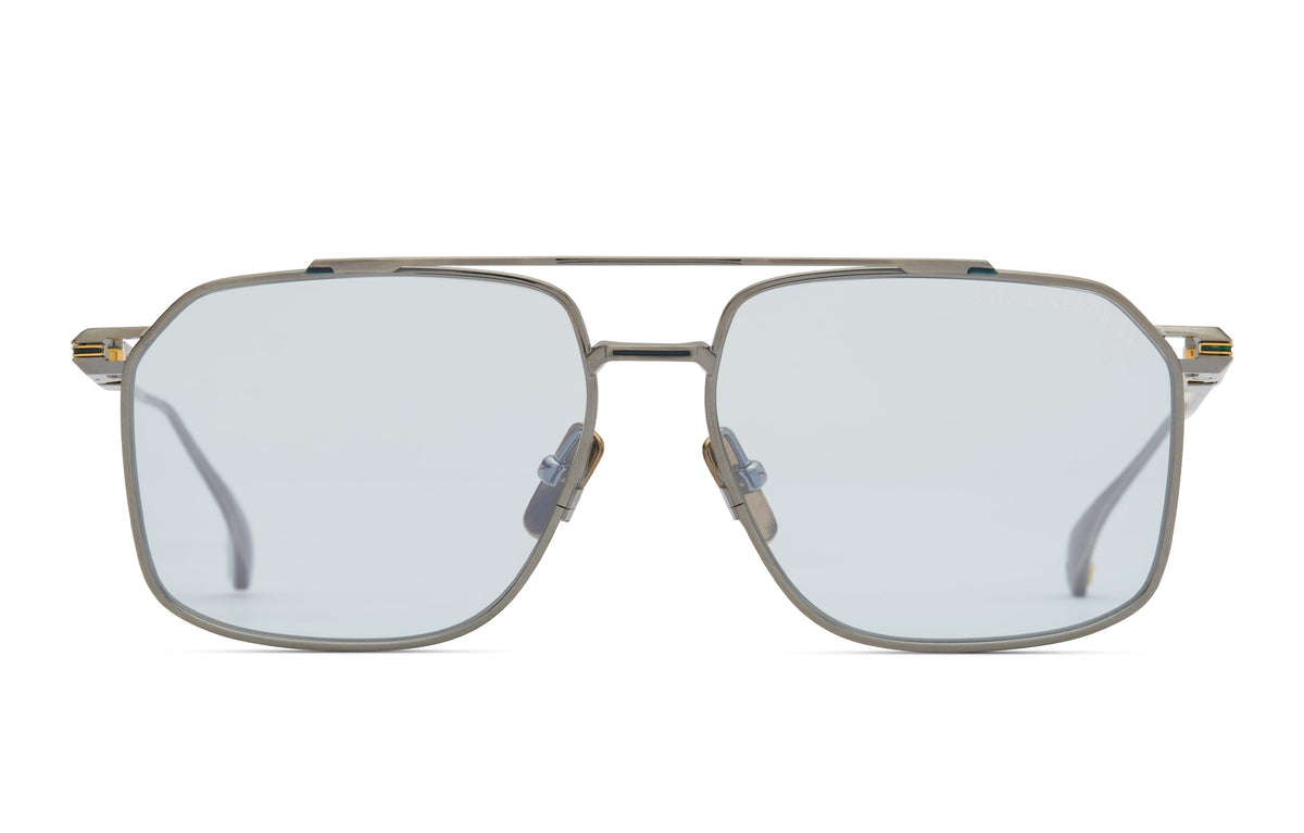DITA Lineage.99 Antique Silver / White Gold eyeglasses, front view