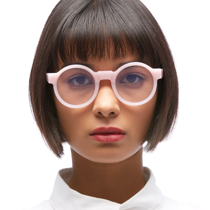 KUBORAUM Maske K10 Strawberry Milkshake eyeglasses, worn