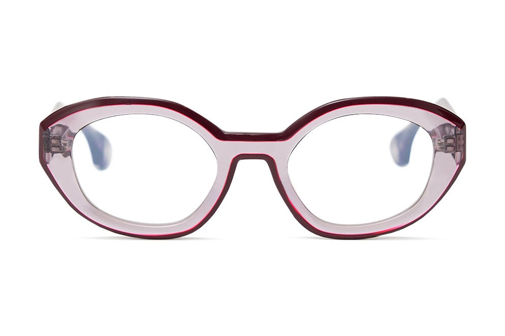 Blake Kuwahara Nivola Violet eyeglasses, front view