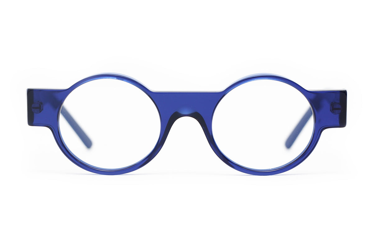 Henau Odorono Cobalt Blue eyeglasses, front view