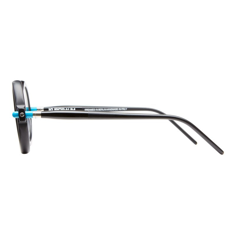 KUBORAUM Maske P1 Black Matt eyeglasses, angled view