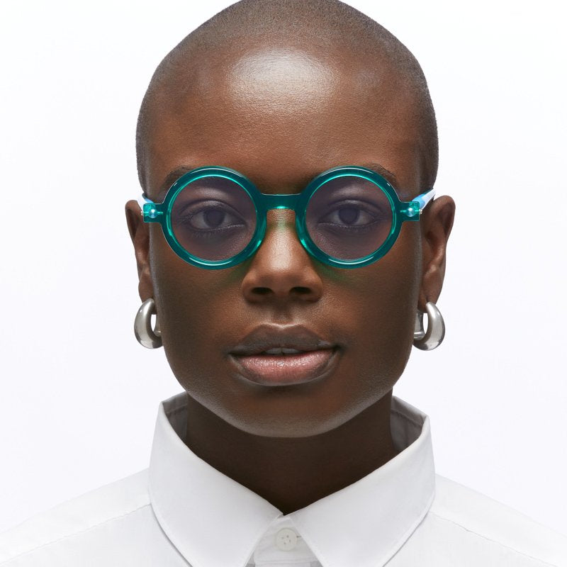 KUBORAUM Maske P1 Sea eyeglasses, temple detail