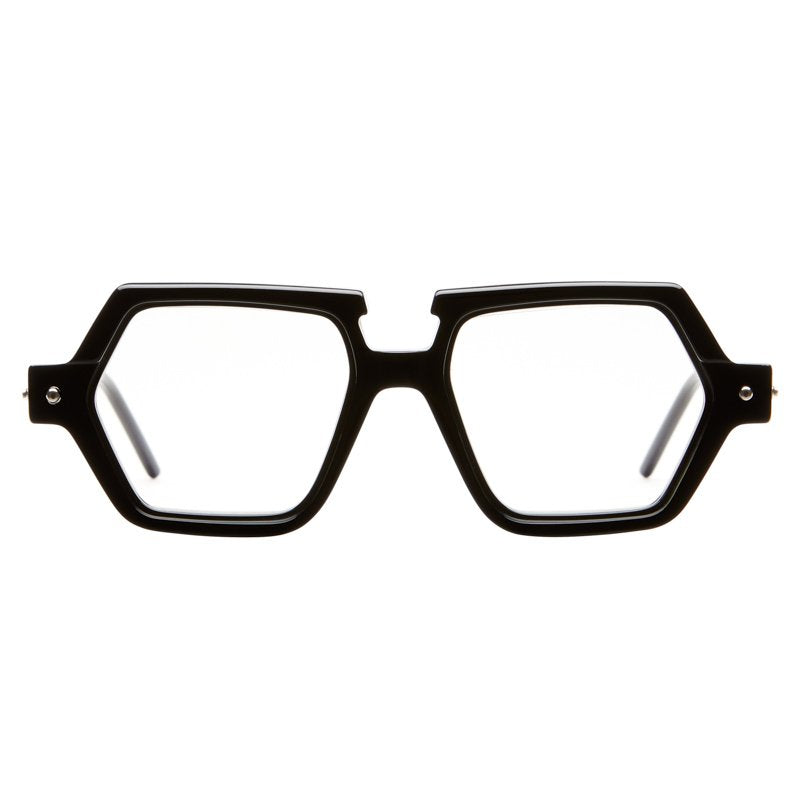 KUBORAUM Maske P19 Black Shine eyeglasses, front view