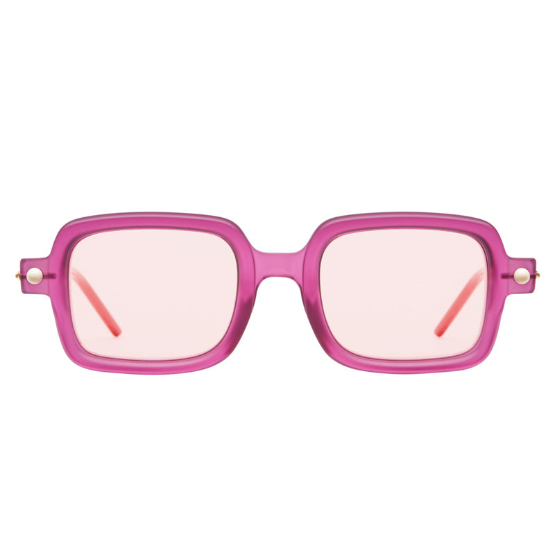 KUBORAUM Maske P2 Fuchsia Matt sunglasses, front view