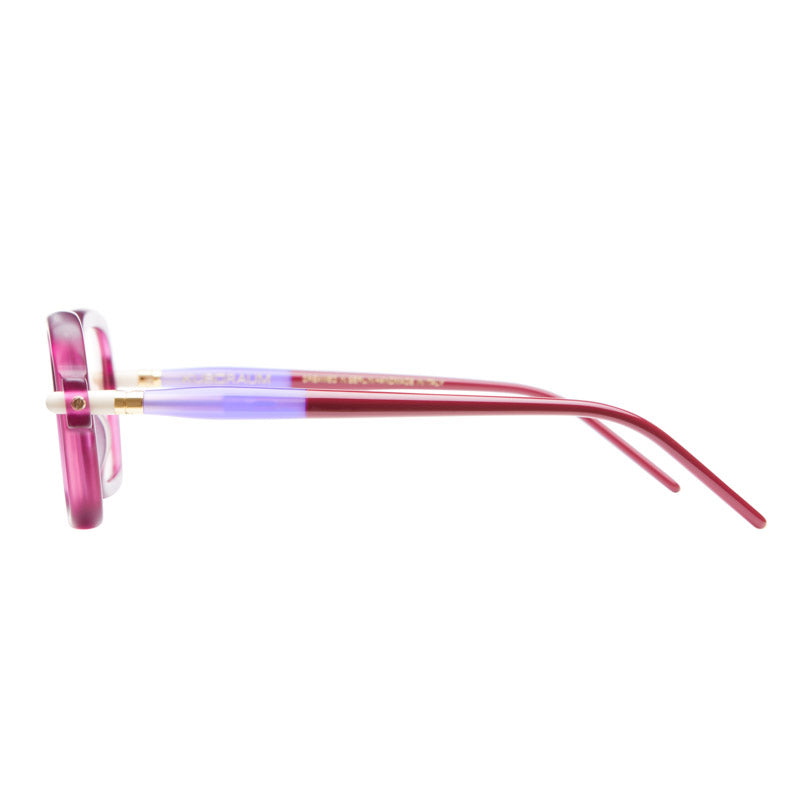 KUBORAUM Maske P2 Fuchsia Matt sunglasses, angled view