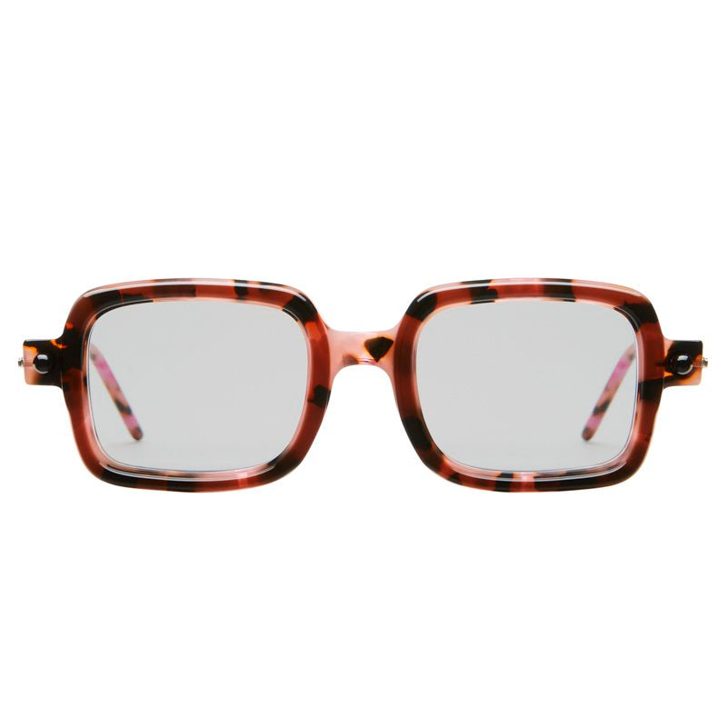 KUBORAUM Maske P2 Havana Mix eyeglasses, front view