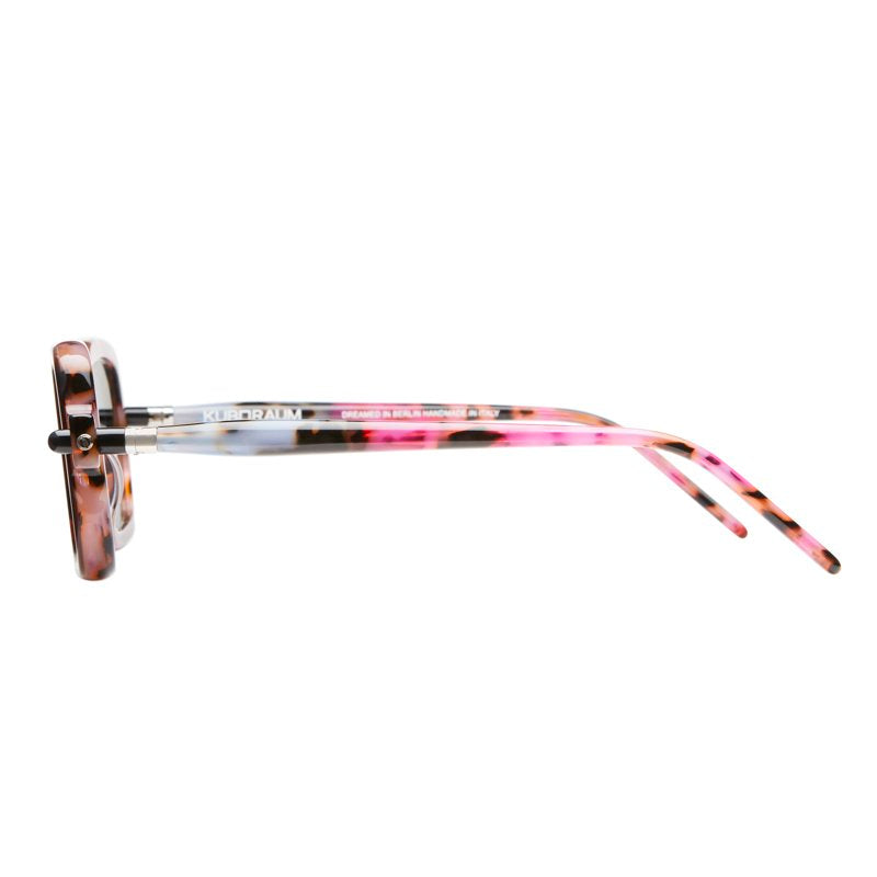 KUBORAUM Maske P2 Havana Mix eyeglasses, angled view