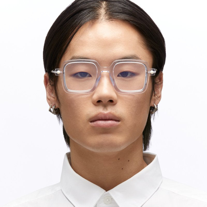 KUBORAUM Maske P21 Crystal eyeglasses, temple detail